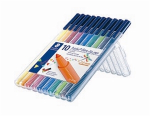 Staedtler Fiberpen Triplus -väri 1,0 mm perse (10)